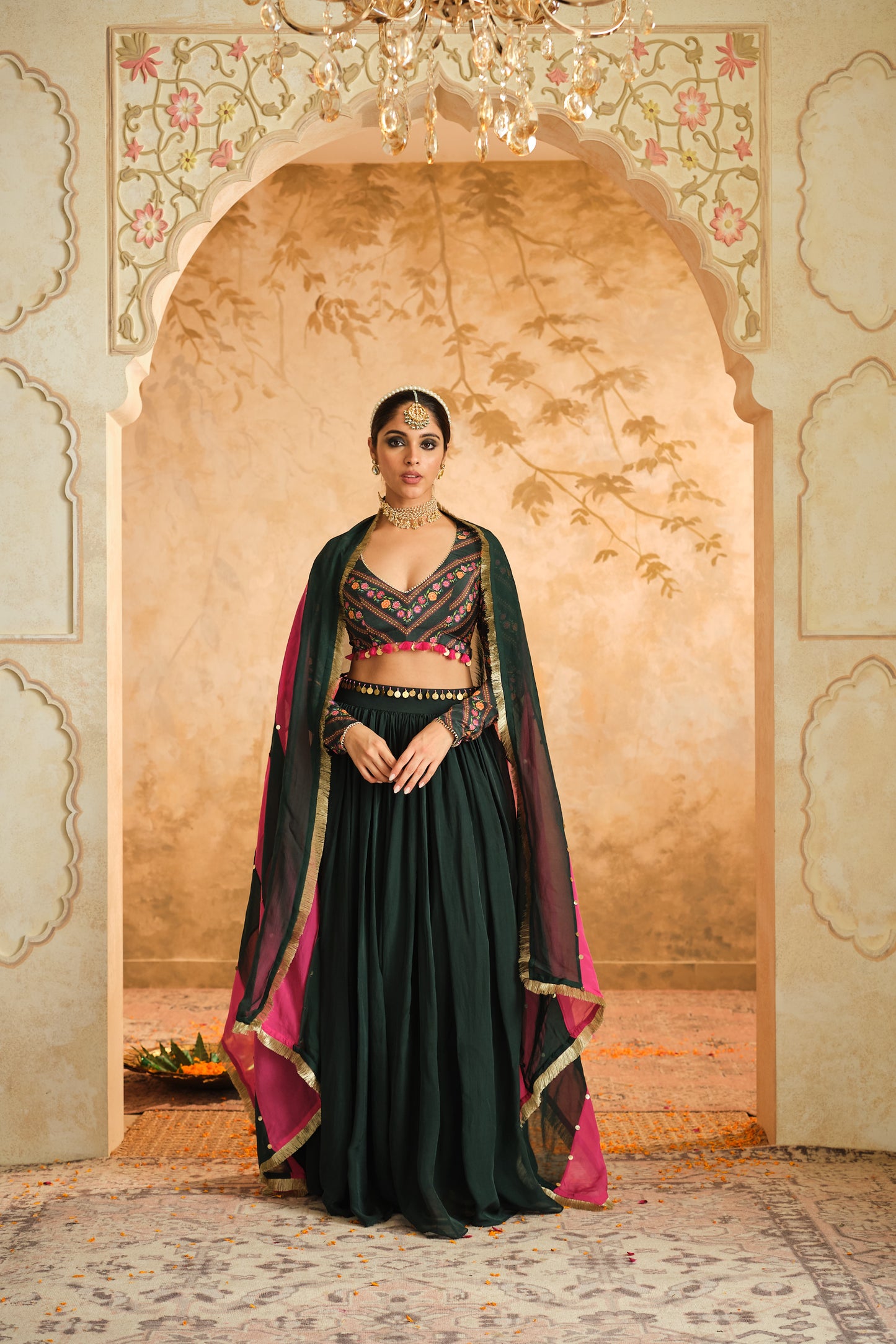 Raag Solid Lehenga Set